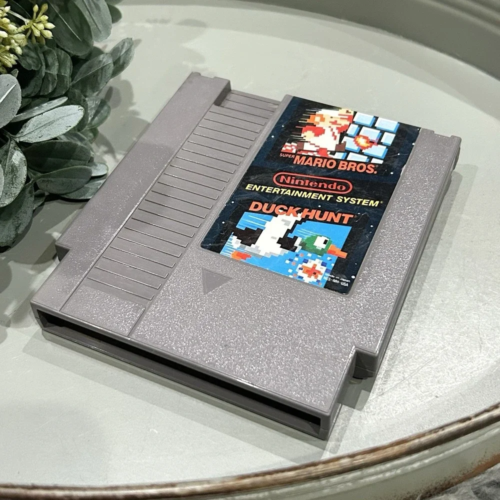 Vintage 1985 Nintendo NES Super Mario Bros. Duck Hunt Cartridge